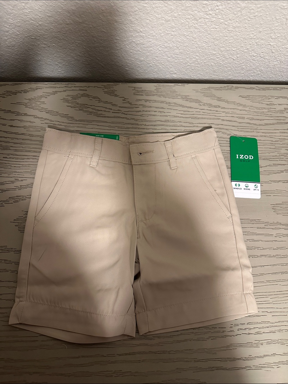 Izod Kids Beige Chino Bermuda Shorts